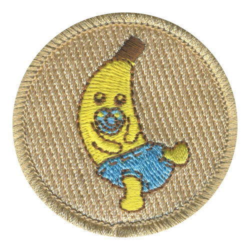 Baby Bananas Patrol Patch - embroidered 2 in round