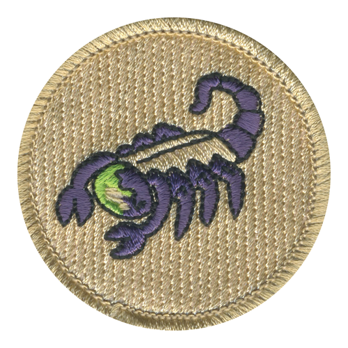 Super Scorpions Patrol Patch - embroidered 2 in round