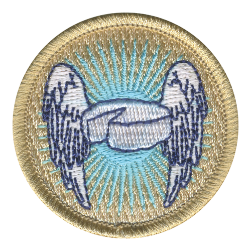 Angelic Cheese Patrol Patch - embroidered 2 in round