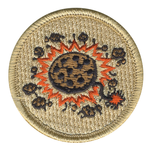 Exploding Cookie Patrol Patch - embroidered 2 in round