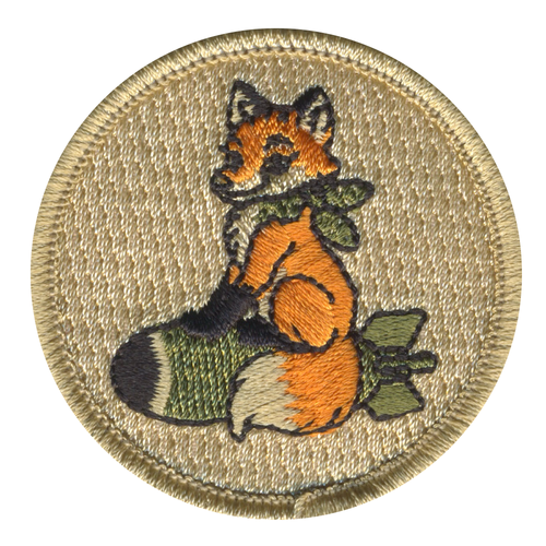 Bombshell Fox Patrol Patch - embroidered 2 in round