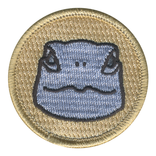 Turtle Head Patrol Patch - embroidered 2 in round