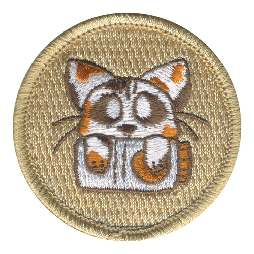 Calico Cat Patrol Patch - embroidered 2 in round