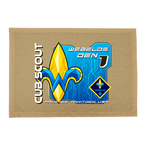 Mech Webelos Cub Scout Den Flag