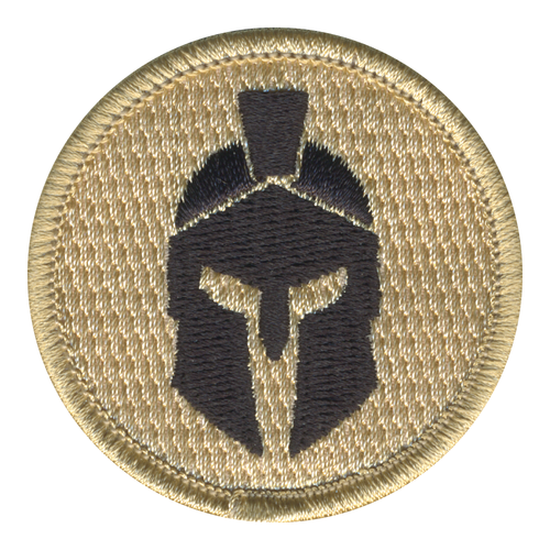 Trojan Helmet Patrol Patch - embroidered 2 in round