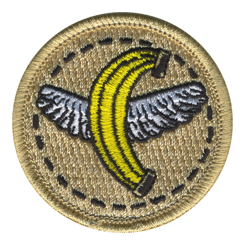 Flying Bananas Patrol Patch - embroidered 2 in round