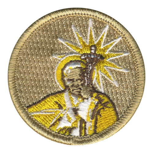 St John Paul II Patrol Patch - embroidered 2 in round