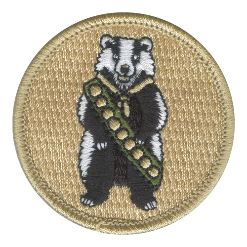 Scout Badger Patrol Patch - embroidered 2 in round