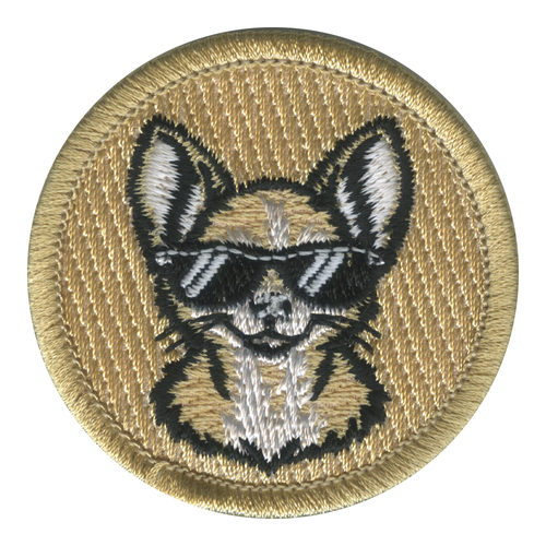 Cool Fox Patrol Patch - embroidered 2 in round