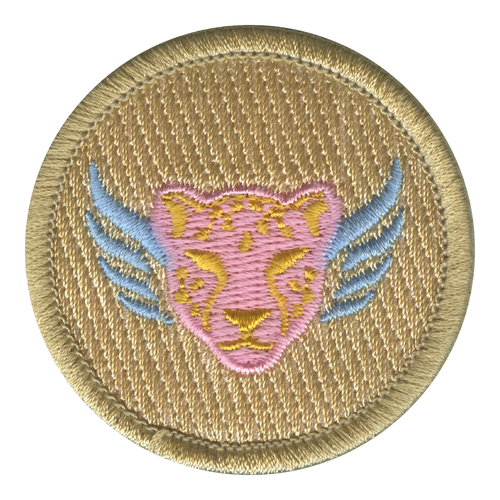 Flying Cheetah Patrol Patch - embroidered 2 in round