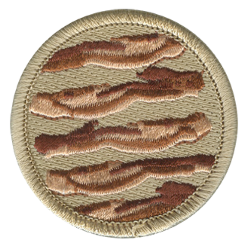 Bacon Scout Patrol Patch - embroidered 2 inch round