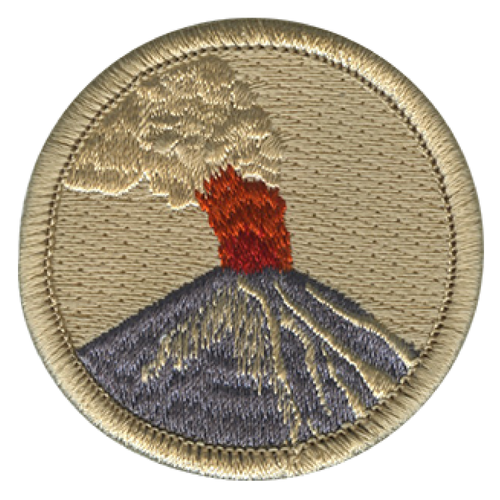 Volcano Scout Patrol Patch - embroidered 2 inch round