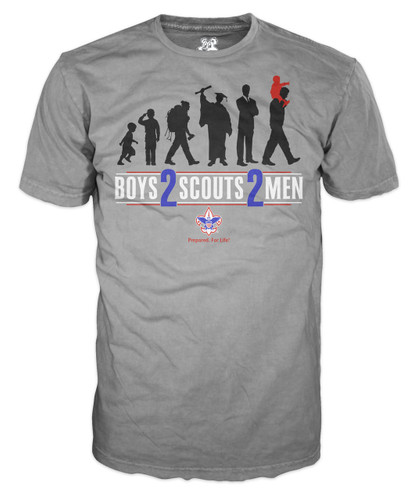 Scouts BSA Graphic Tee With Boys To Scouts To Men Design 