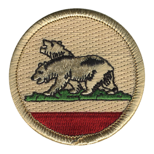 California Scout Patrol Patch - embroidered 2 inch round
