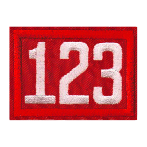 Cub Scout Pack Unit Numeral Patch