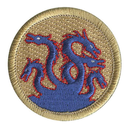 Hydra Scout Patrol Patch - embroidered 2 inch round