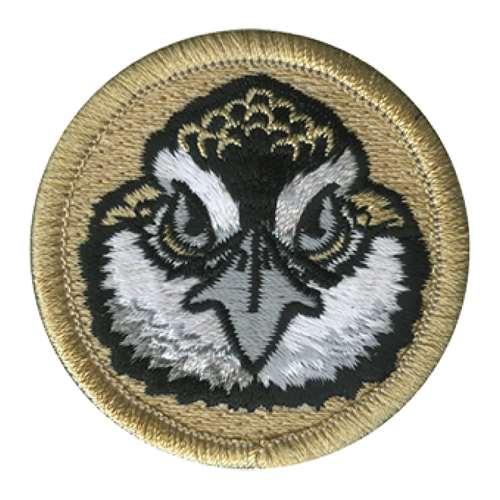 Bobwhite Head Scout Patrol Patch - embroidered 2 inch round