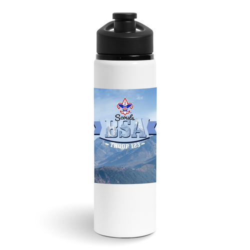 BSA troop Water Bottle with BSA Logo