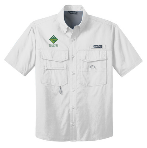 Short Sleeve Fishing Shirt with Scouting America Venturing Crew Logo