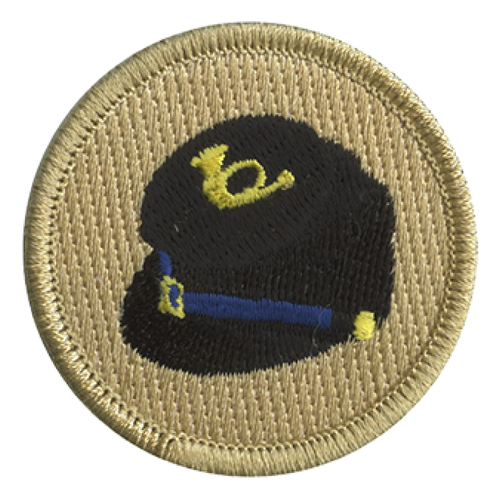 Civil War Infantry Cap Scout Patrol Patch - embroidered 2 inch round