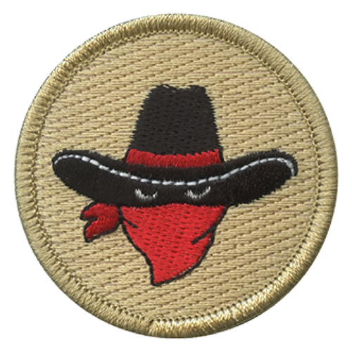 Bandit Scout Patrol Patch - embroidered 2 inch round