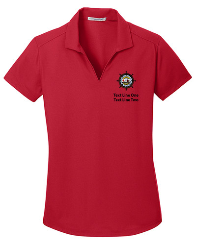 BSA Sea Base Polo with Sea Base Logo - Red 