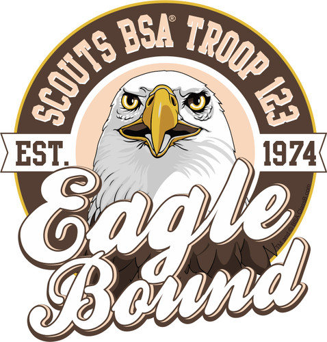 BSA Eagle Scout Sticker Pack with Eagle Design