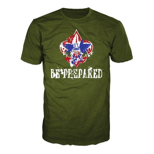 Scouts BSA Graphic Tee With Be Prepared Design