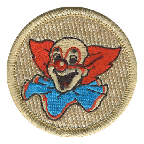 Clown Scout Patrol Patch - embroidered 2 inch round