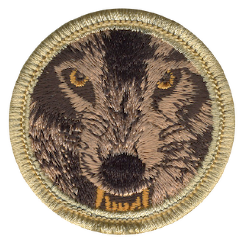 Alpha Wolves Scout Patrol Patch - embroidered 2 inch round