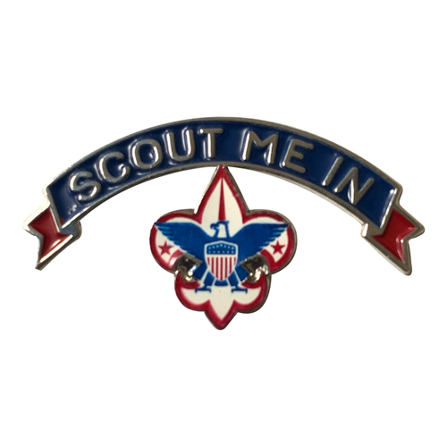 Scout Me In Scouting America Lapel Pin