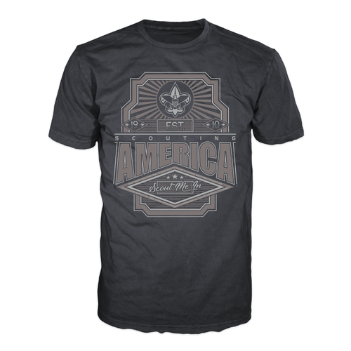Scouting America Graphic Tee With Scout Me In Design SP7499