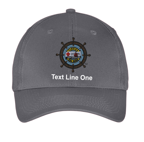 Six-Panel Twill Hat with Scouting America Sea Base Logo