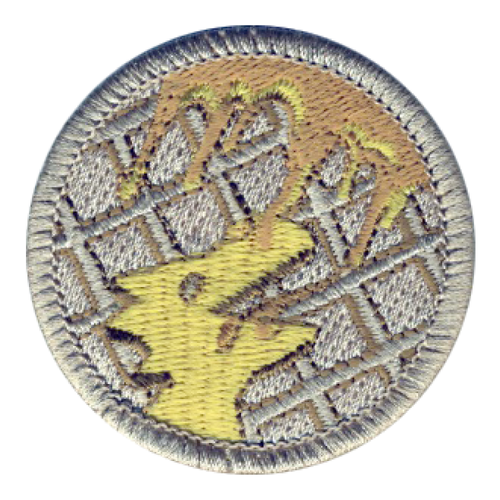 Ultimate Waffle Dragon Scout Patrol Patch - embroidered 2 inch round