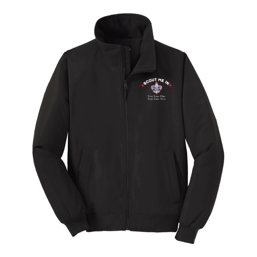 Charger Jacket with Scout Me In Scouting America Logo - Black