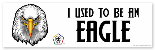 Wood Badge Bumper Sticker with Wood Badge Eagle Critter and Wood Badge Logo