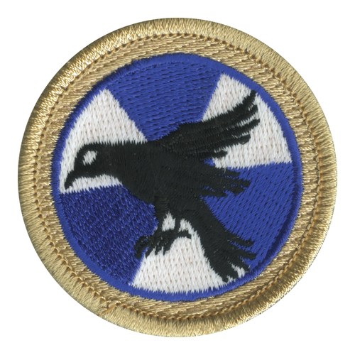 Nuclear Raven Scout Patrol Patch - embroidered 2 inch round