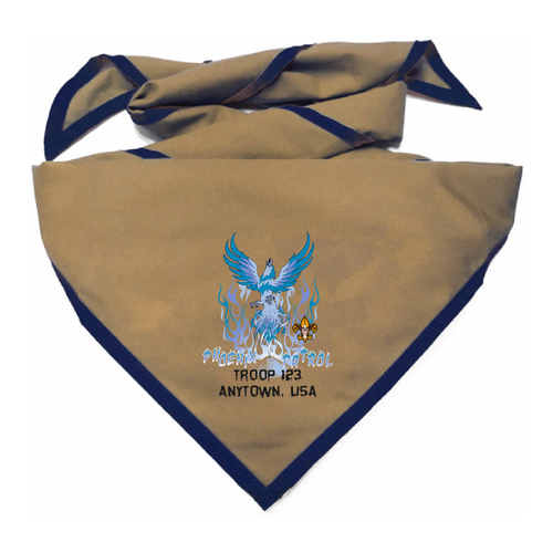 Iced Blue Phoenix Patrol Neckerchief