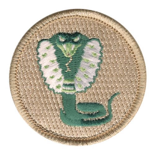 Cactus Cobra Scout Patrol Patch - embroidered 2 inch round