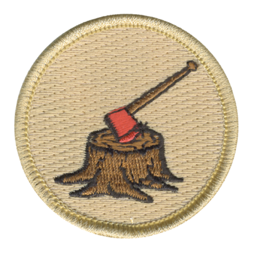 Timberjack Patch - embroidered 2 inch round