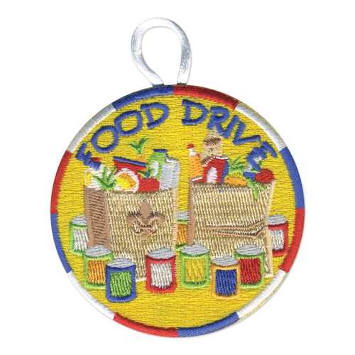 Food Drive Activity Patch Bags Design