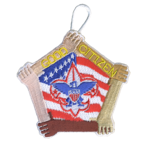 Good Citizen Activity Patch and bsa fleur de lis