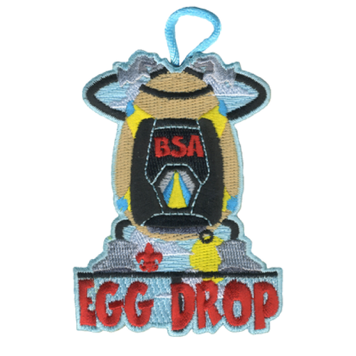 Egg Drop Competition Activity Patch Skydiving Design