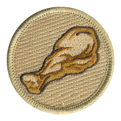 Chicken Wing Patch - embroidered 2 inch round