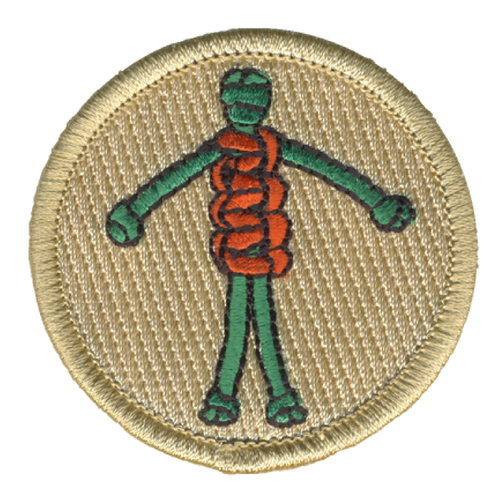 Paracord People Patch - embroidered 2 inch round