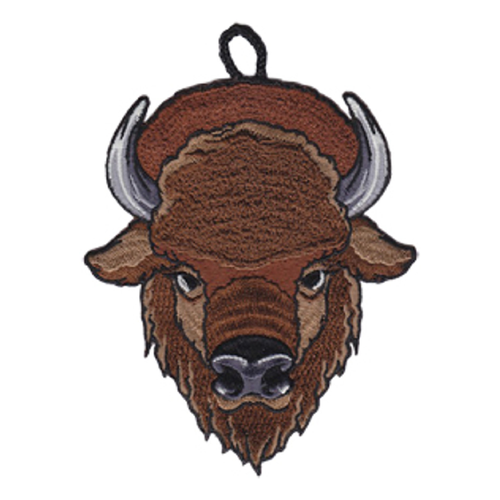 Wood Badge Patch of Wood Badge Buffalo Critter Head