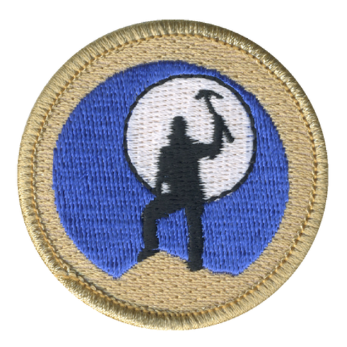 Midnight Mountaineer Patrol Patch - embroidered 2 in round