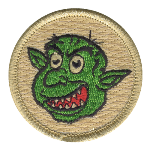 Ogre Patrol Patch - embroidered 2 in round