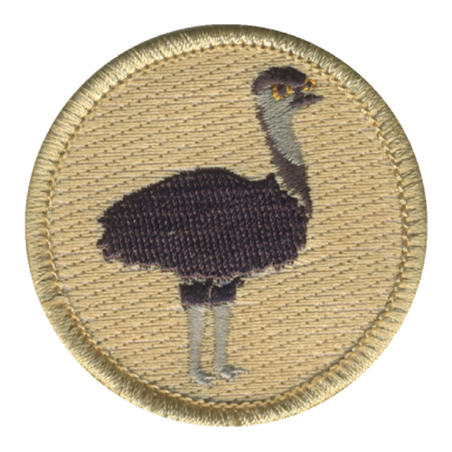 Emu Patrol Patch - embroidered 2 in round