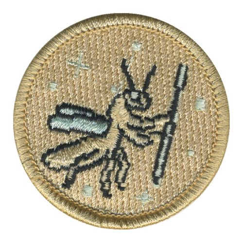 Magic Mantis Patrol Patch - embroidered 2 in round